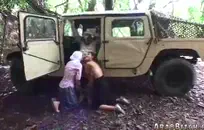 مقيد ومكمم ومعذب مع قضيبي الكبير.